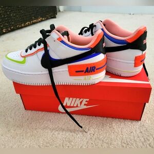 Women's Air Force 1 Shadow White Multi 7.5